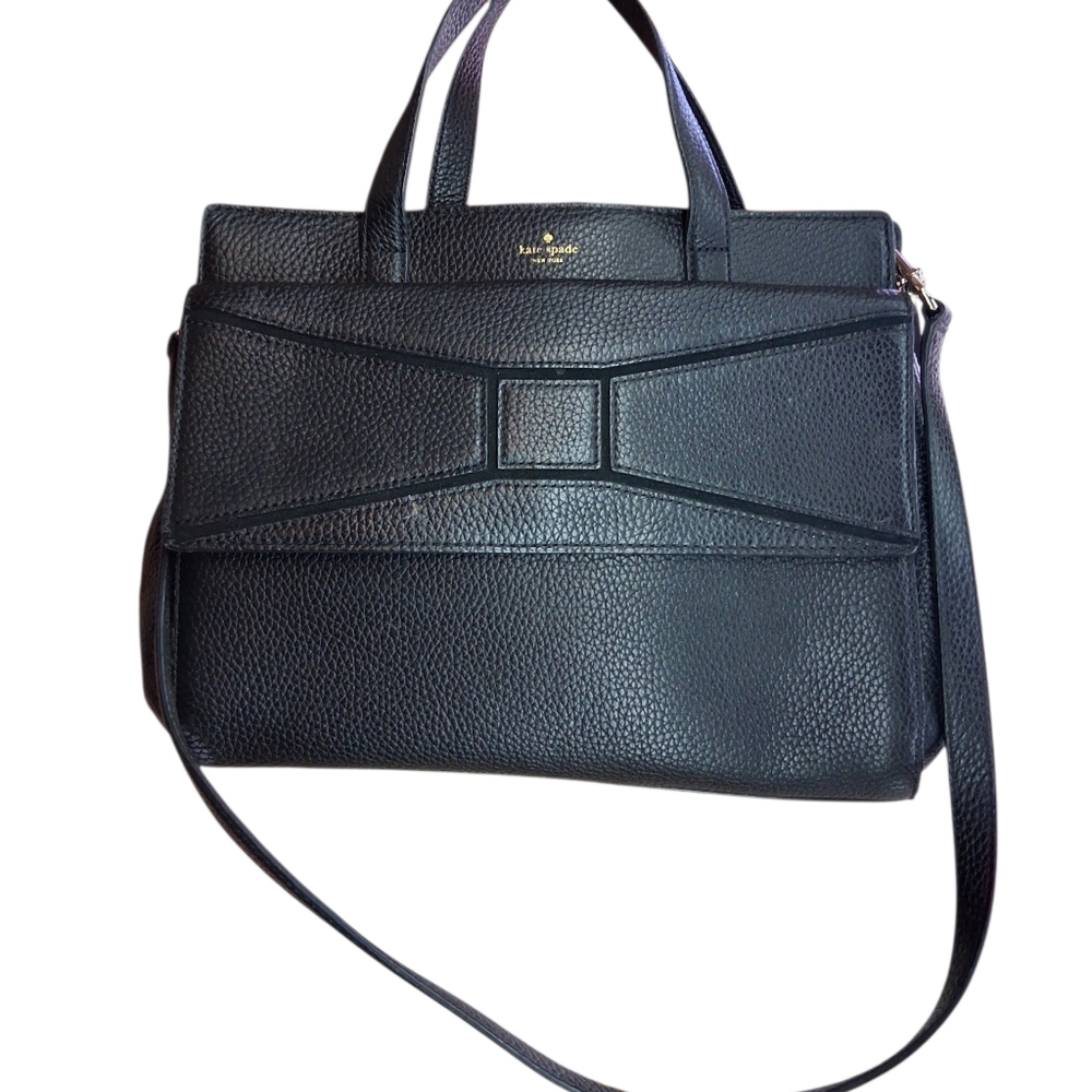 Kate Spade Black Leather Handbag - Picture 3 of 4